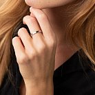 Золотое кольцо без камней к06215 от ювелирного магазина Оникс - 2