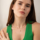 Колье - чокер "Ariana" (красное золото) с шариками кол02603 от ювелирного магазина Оникс - 3