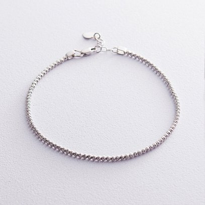 Браслет з білого золота б03845 №6