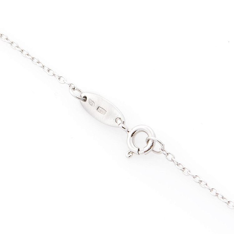 Срібне кольє "Сердечка з емаллю" 18643 від ювелірного магазину Онікс - 2