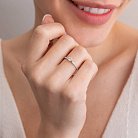 Помолвочное золотое кольцо с бриллиантами 219911121 от ювелирного магазина Оникс - 5