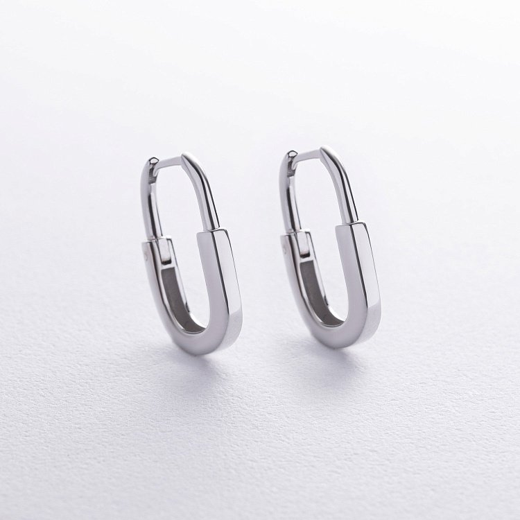 Серьги "Camilla" в белом золоте с08892 от ювелирного магазина Оникс