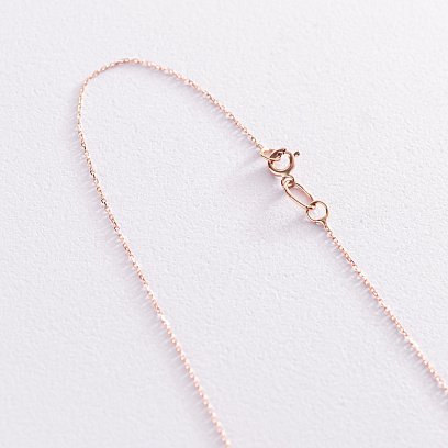 Золоте кольє "Янголятко" з фіанітом кол02133 №5