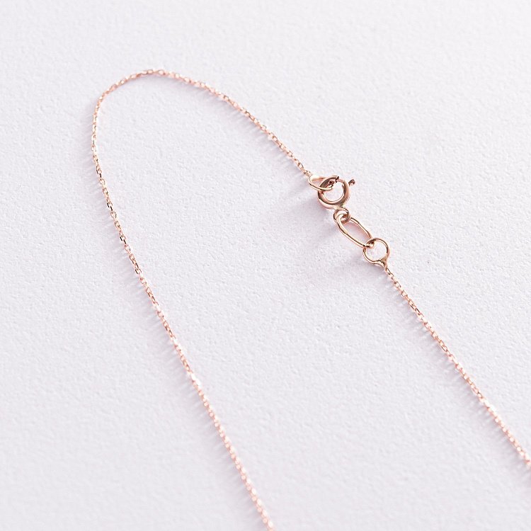 Золоте кольє "Янголятко" з фіанітом кол02133 від ювелірного магазину Онікс - 4