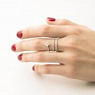 Золотий перстень "Клевер" з діамантами кб0179са от ювелирного магазина Оникс - 3