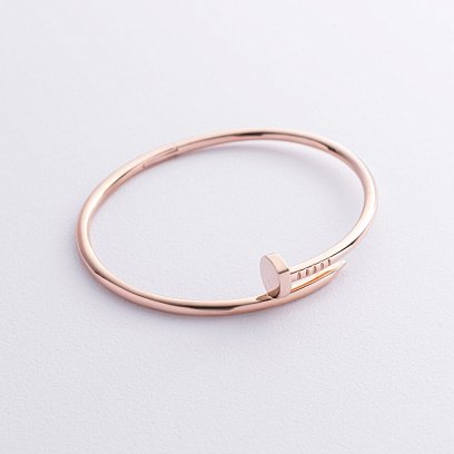 Золотой браслет "Гвоздь" б05467 №3