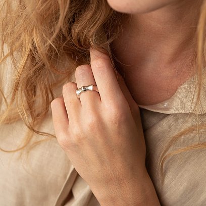 Серебряное кольцо "Бетани" 112653 №2