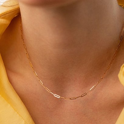 Колье "Ванесса" mini в красном золоте кол02359 №7