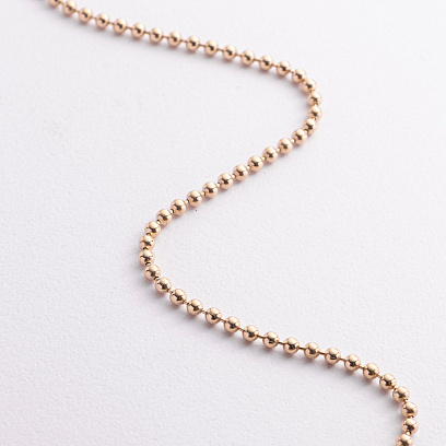 Браслет "Шарики" в  желтом золоте б05701 №4