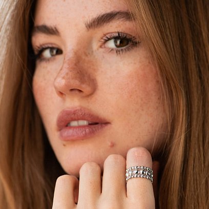 Срібна каблучка "Cindy" 5036 №4