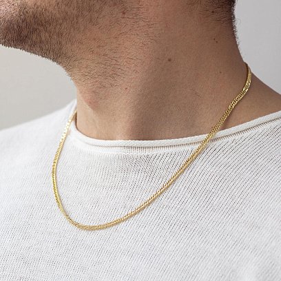 Цепочка золотая панцирное плетение (4 мм) ц00577-4 №2