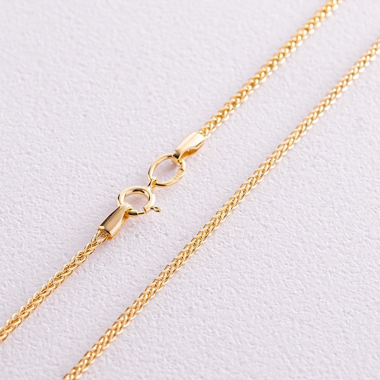 Золотая цепочка плетение Колос ц00247-1 от ювелирного магазина Оникс