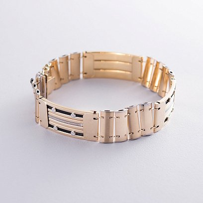 Мужской золотой браслет б04344