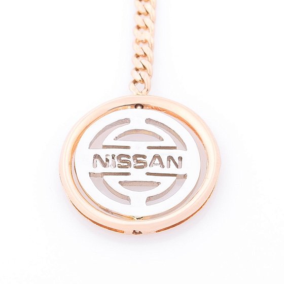 Золотой брелок "Nissan-Нисан" бр00011 №2