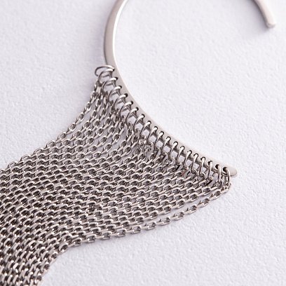 Срібна сережка - каффа "Неповторність" 122861 №23