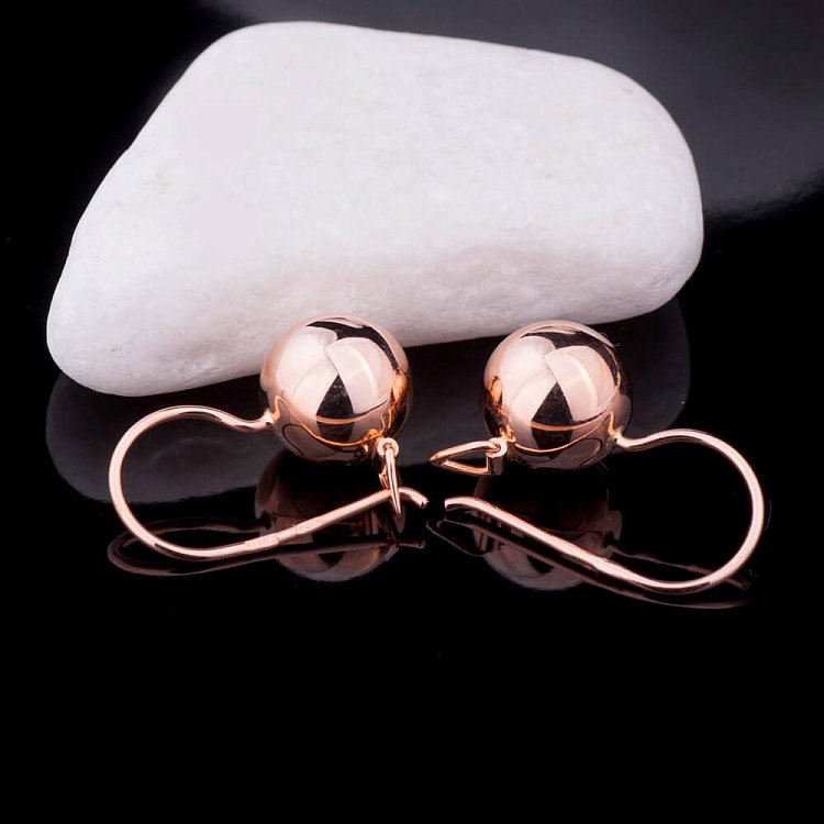 Сережки "Кульки" с02397 від ювелірного магазину Онікс - 2