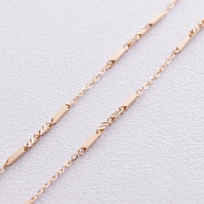 Кольє - ланцюжок у жовтому золоті ц00479 №3