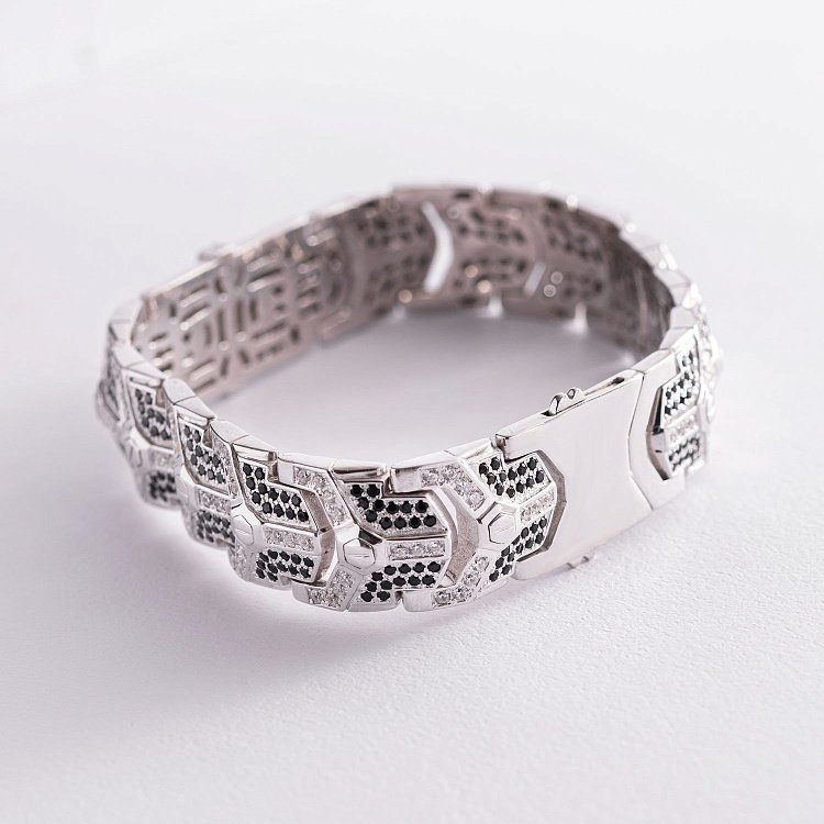 Чоловічий срібний браслет Б2501р від ювелірного магазину Онікс - 3