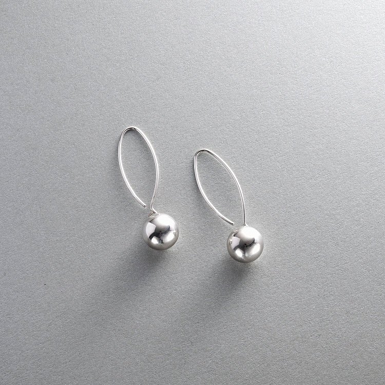 Срібні сережки "Кульки" 12105а від ювелірного магазину Онікс - 5