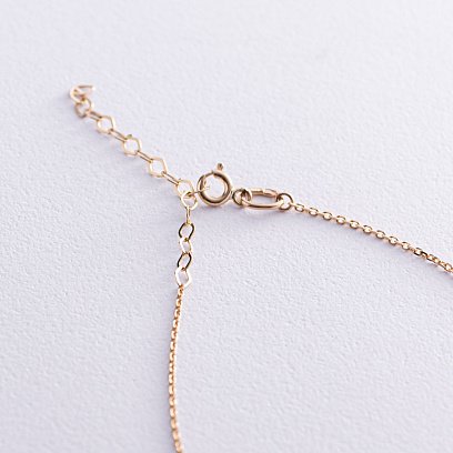 Колье "Моя Украина" в желтом золоте (возможна гравировка)  кол02220 №6