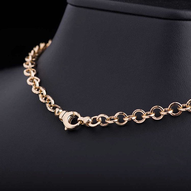 Золоте кольє з фіанітами кол00893 від ювелірного магазину Онікс - 2