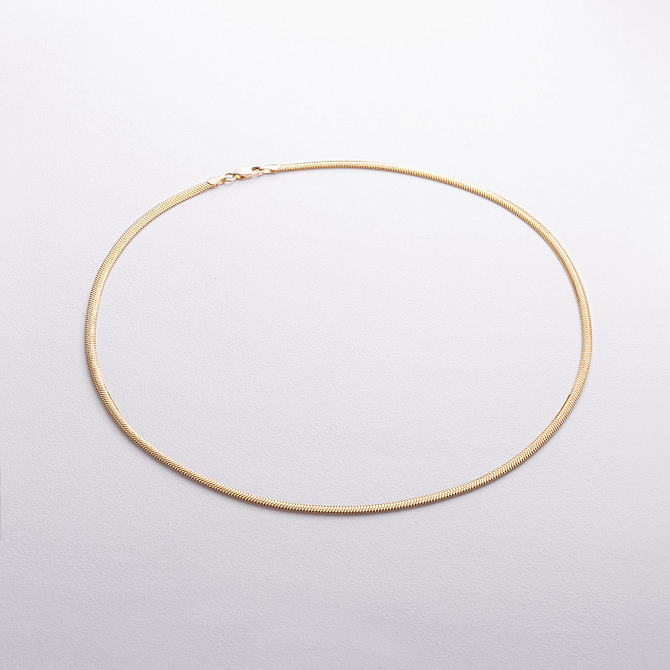 Кольє "Gisele" у жовтому золоті (снейк - 3 мм) ц00388-3 від ювелірного магазину Онікс