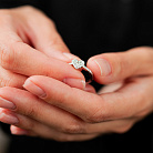 Золотое кольцо "Сердечко" (бриллианты) кб0652cha от ювелирного магазина Оникс - 7