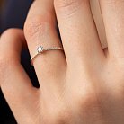 Помолвочное золотое кольцо с бриллиантами 229391121 от ювелирного магазина Оникс - 2