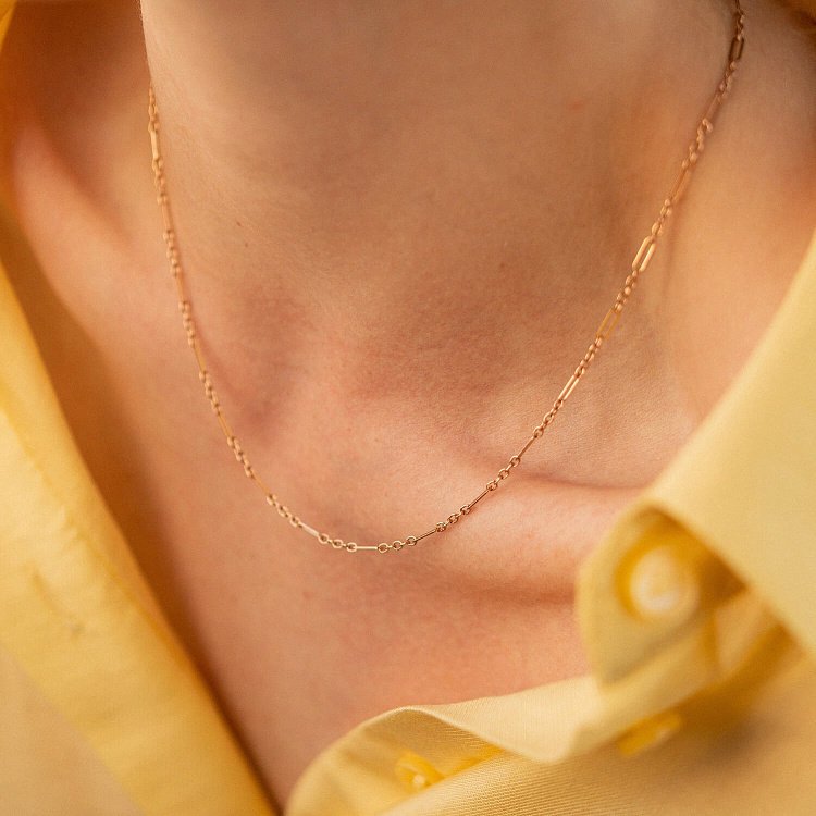 Кольє - ланцюжок у червоному золоті кол02374 від ювелірного магазину Онікс - 10