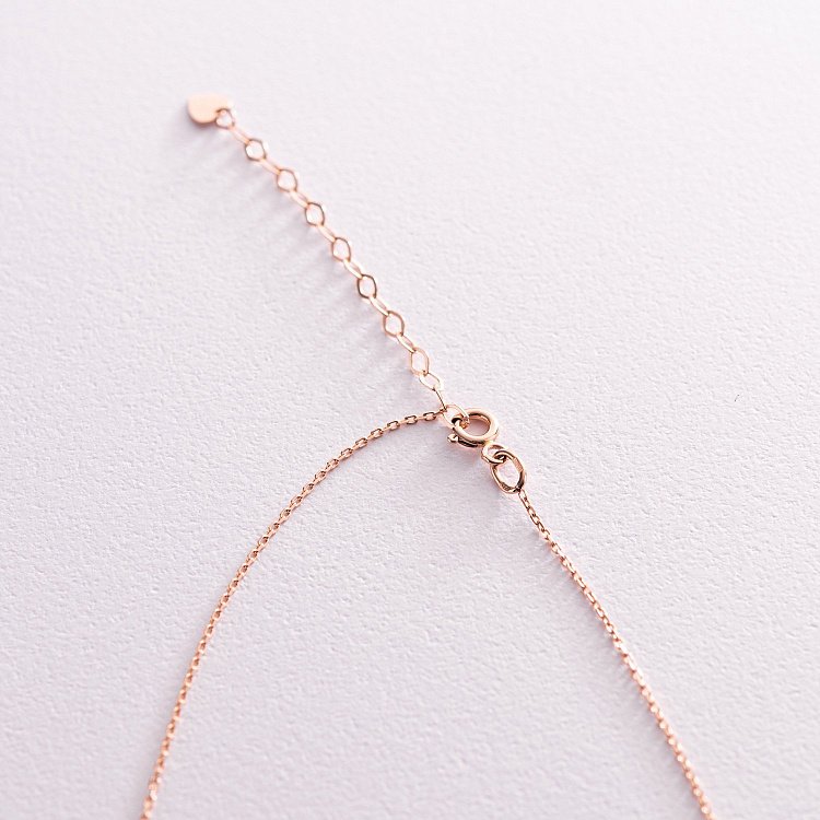 Золотое двойное колье "Звездочки" с жемчугом кол02078 от ювелирного магазина Оникс - 3