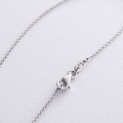 Золоте кольє з діамантом "Сердечко" колб0052nl №5