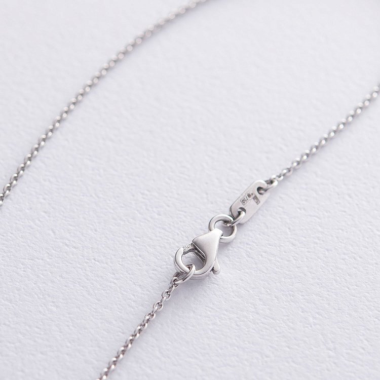 Золоте кольє з діамантом "Сердечко" колб0052nl від ювелірного магазину Онікс - 4