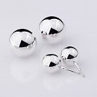 Срібні сережки "Кульки" 121895 от ювелирного магазина Оникс - 1