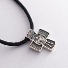 Срібний хрест "Ангел Хранитель. Георгій Переможець" 132490 от ювелирного магазина Оникс - 1