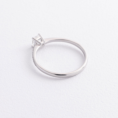 Помолвочное золотое кольцо с бриллиантами 245691121 №2