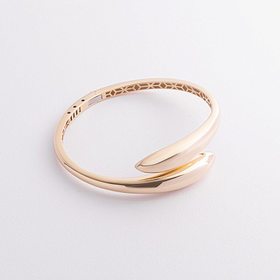 Жорсткий браслет "Rosemarie" у жовтому золоті б05600 №3