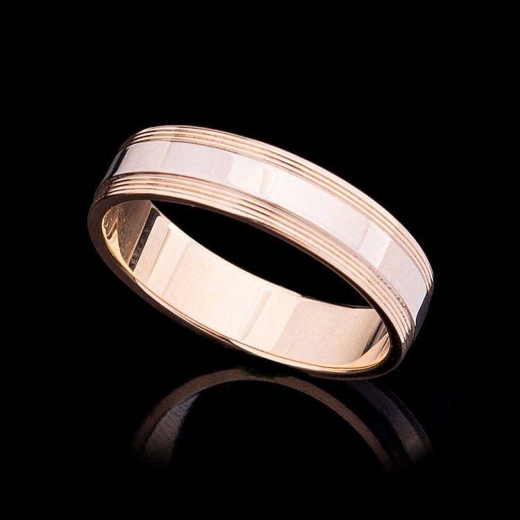 Обручальное кольцо обр000540 от ювелирного магазина Оникс - 3