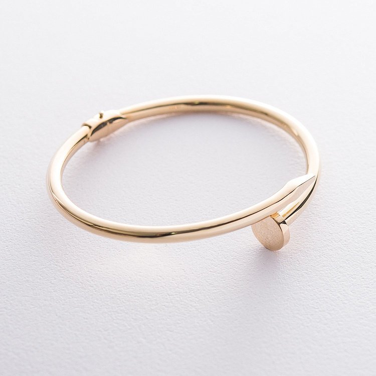 Золотий браслет "Цвях" б03577 від ювелірного магазину Онікс