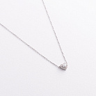 Золотое колье "Сердечко" с бриллиантами колб0179ca от ювелирного магазина Оникс - 1