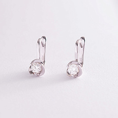 Золотые серьги 