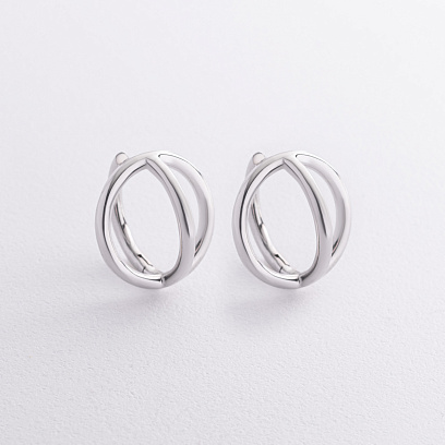 Серебряные серьги "Sphere" 7340