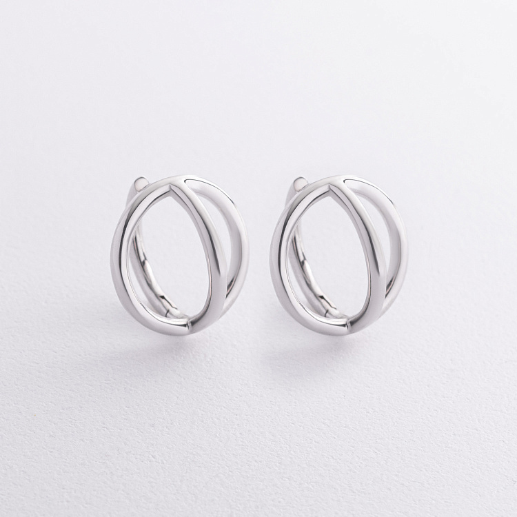 Серебряные серьги "Sphere" 7340 от ювелирного магазина Оникс