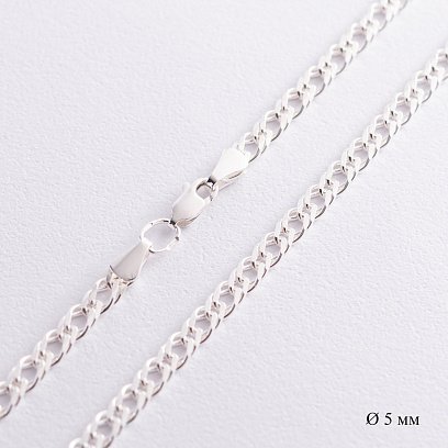 Серебряная цепочка (плетение рембо) БС10301