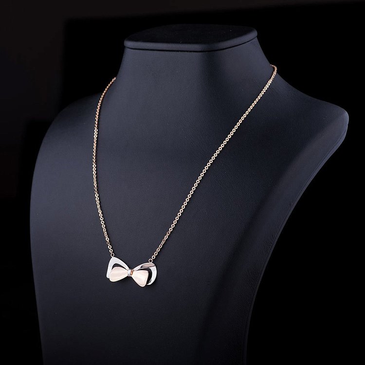 Золоте кольє "Бантик" кол01037 від ювелірного магазину Онікс - 1