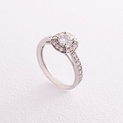 Cеребряное кольцо с фианитами 773