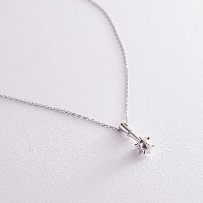 Колье "Булава" в белом золоте кол02251 №3