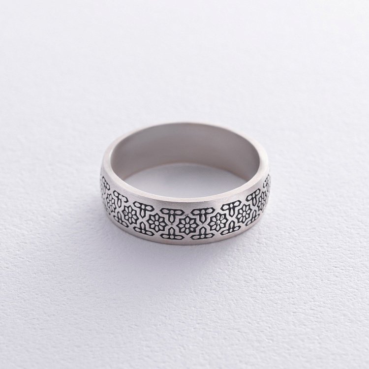 Срібна каблучка Соломона "Все пройде. І це пройде" 7082 від ювелірного магазину Онікс - 12