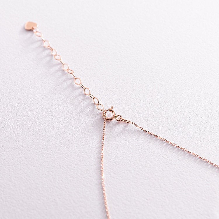 Колье "Ласточка" в красном золоте кол02158 от ювелирного магазина Оникс - 6