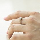 Помолвочное кольцо (фианиты) к02763 от ювелирного магазина Оникс - 3