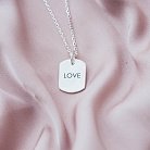 Срібний кулон "LOVE" 133039l от ювелирного магазина Оникс